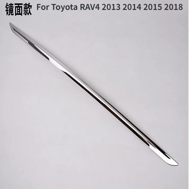 

Задняя дверь для Toyota RAV4 2013 2014 2015 2018, Нижняя крышка, молдинговая отделка, задняя дверь из нержавеющей стали, отделка, автомобильные аксессуары