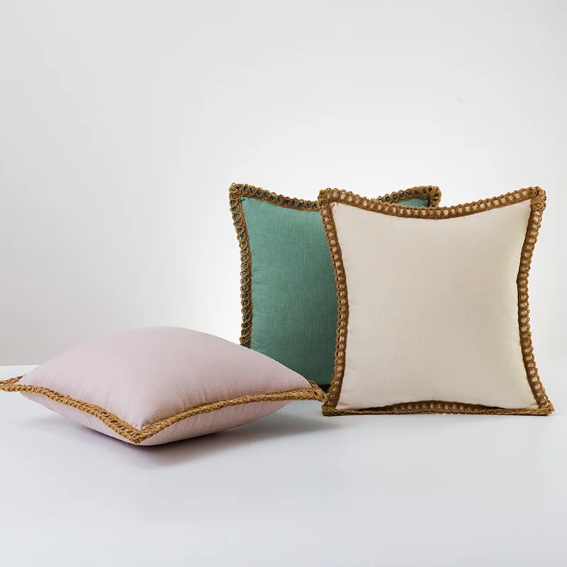 linen North pillow covers a soft pillow with a 45x45 cover, used for living room sofa pillow bed decoration pillow