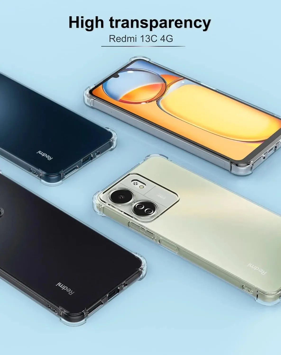 Ультратонкий Прозрачный Мягкий Чехол Из Тпу Для Xiaomi Redmi Note 12s 12 Pro Plus 11 10 10c 9c 9a —