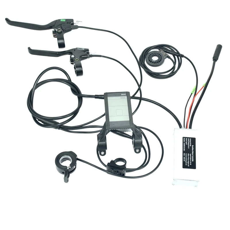 

36/48V S830 Lcd Display Panel Meter Square Wave Controller For Motor With Multifunction Cycling Parts