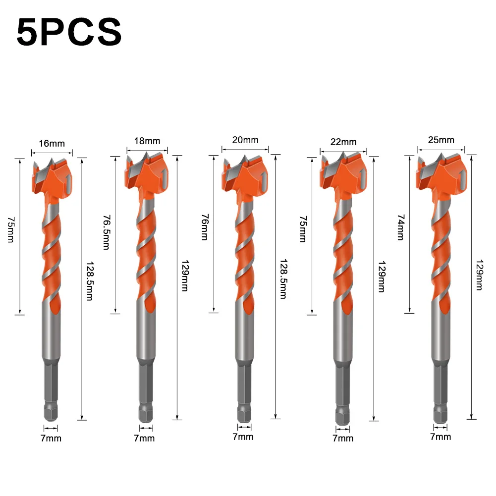 

1pcs16mm-25mm longer Forstner tips Woodworking tools Hole Saw Cutter Hinge Boring drill bits Round Shank Tungsten Carbide Cutte