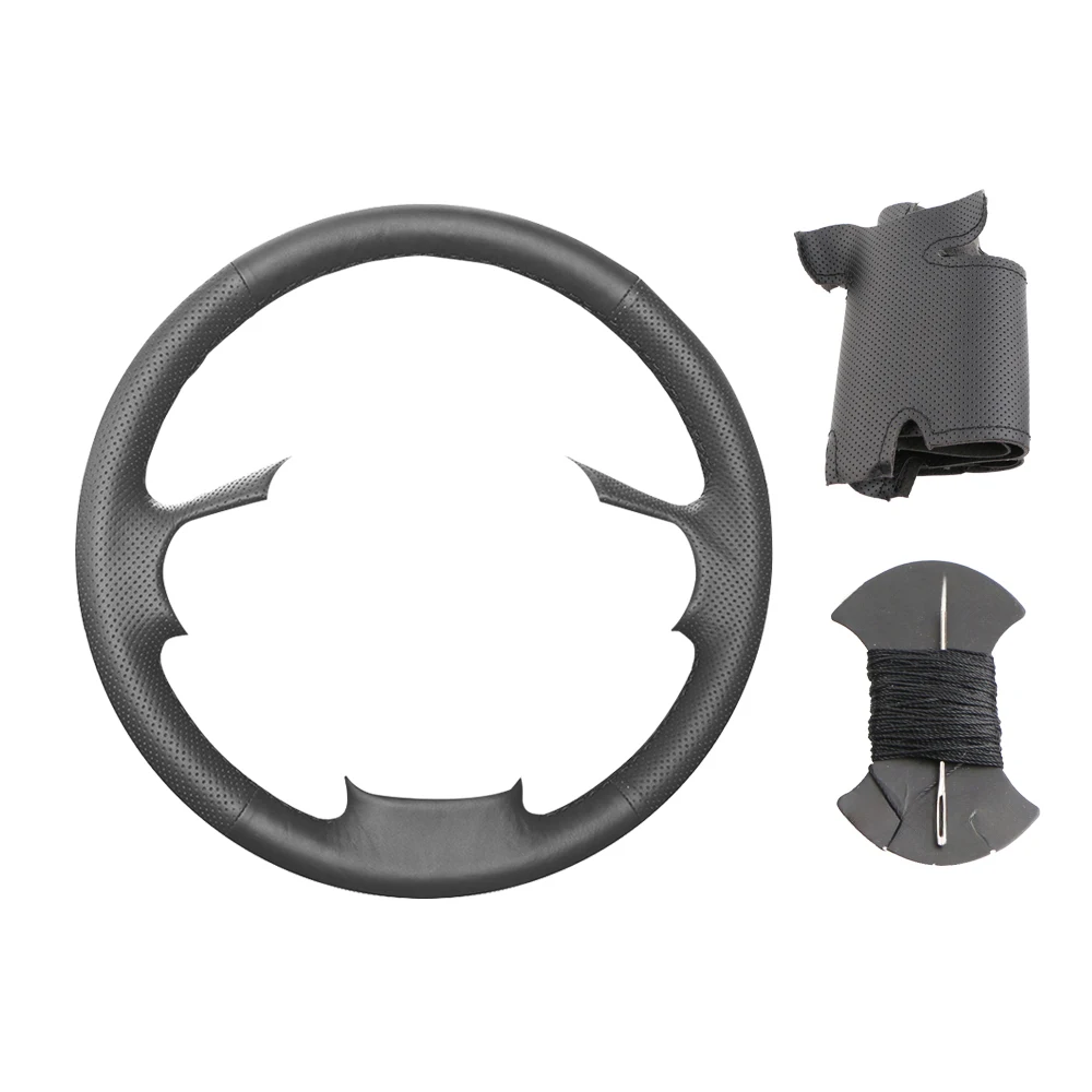 

Чехол на руль автомобиля для Volvo S40 2006-2012 V50 2005-2011, волокнистая кожа, автомобильные аксессуары, накладка на руль, износостойкость