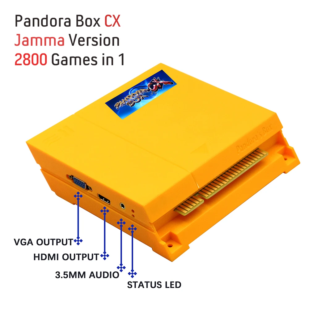 Pandora box CX Jamma/семейная настольная игра 2800 в 1 Оригинальная аркадная версия того же