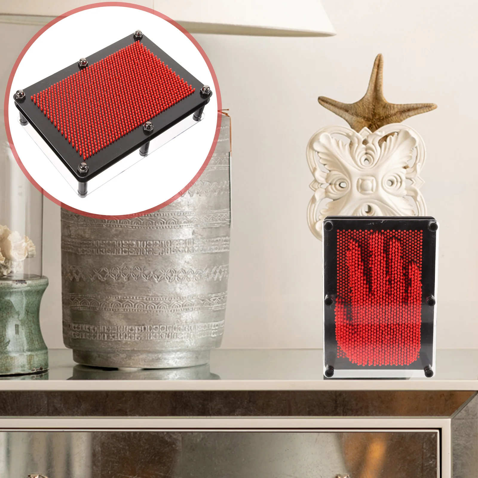 

3d Printed Toys Three-dimensional Needles Fidget Palm Board Novelty Plastic Visual Sensory