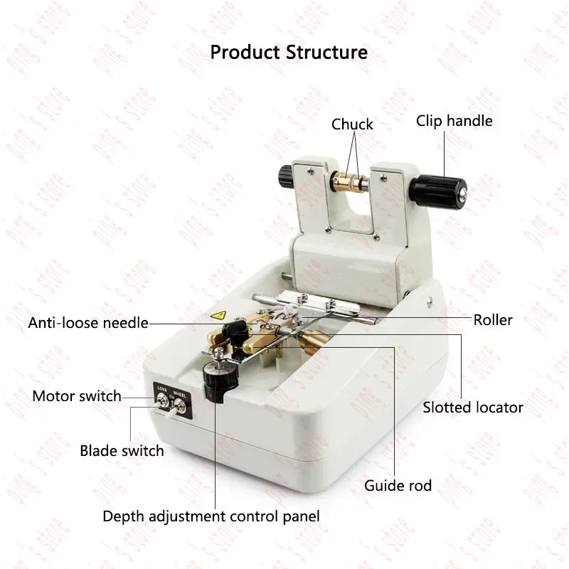 C-3T оборудование для глаз устройство прорезывания очков настраиваемая глубина