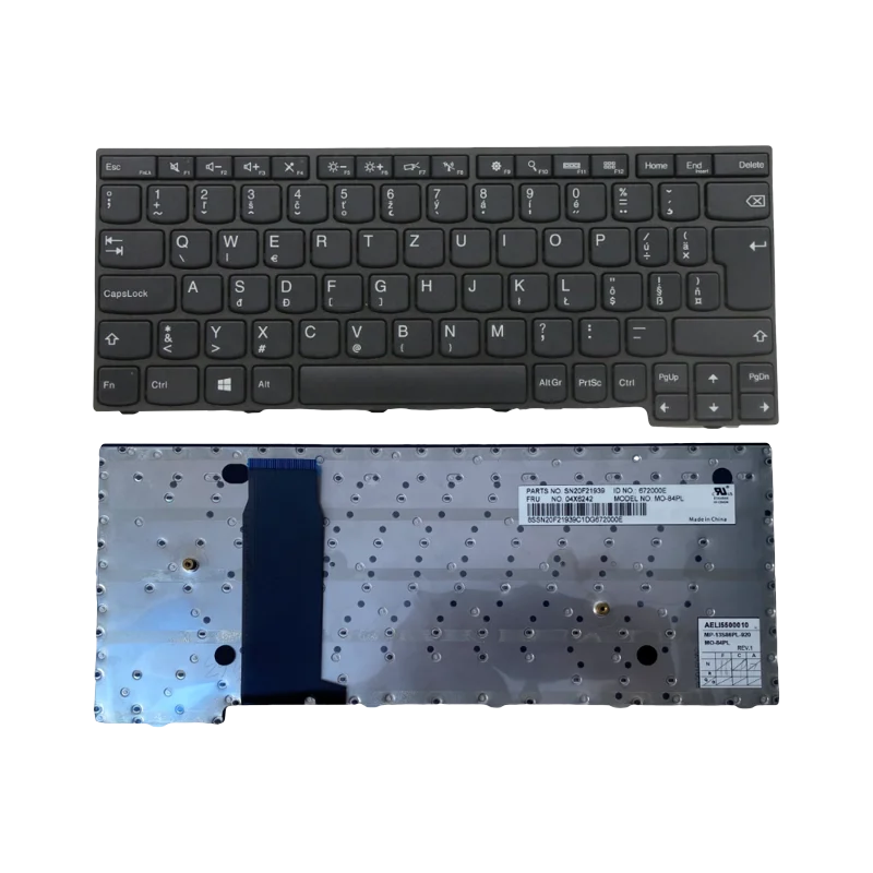 Клавиатура SK Slovakian для Lenovo Thinkpad Yoga 11e 04X6245 04X6323