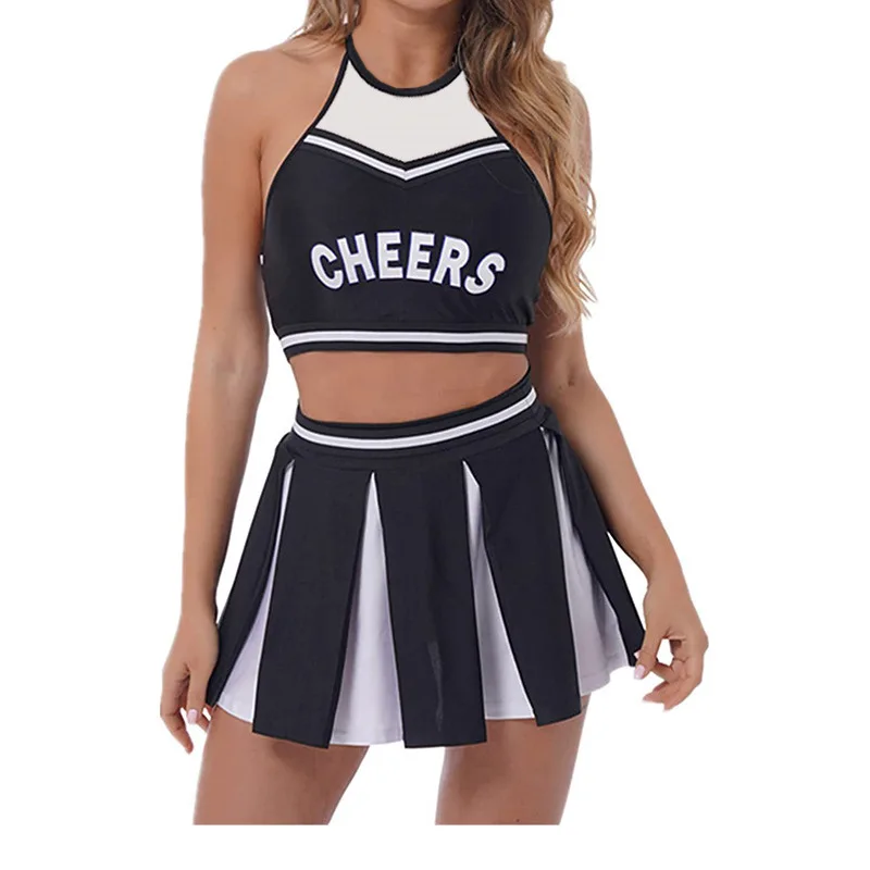 

Sexy Female Adult Cheerleading Performance Dress Cheerleading Performance Dress Football uniform suit Sling style