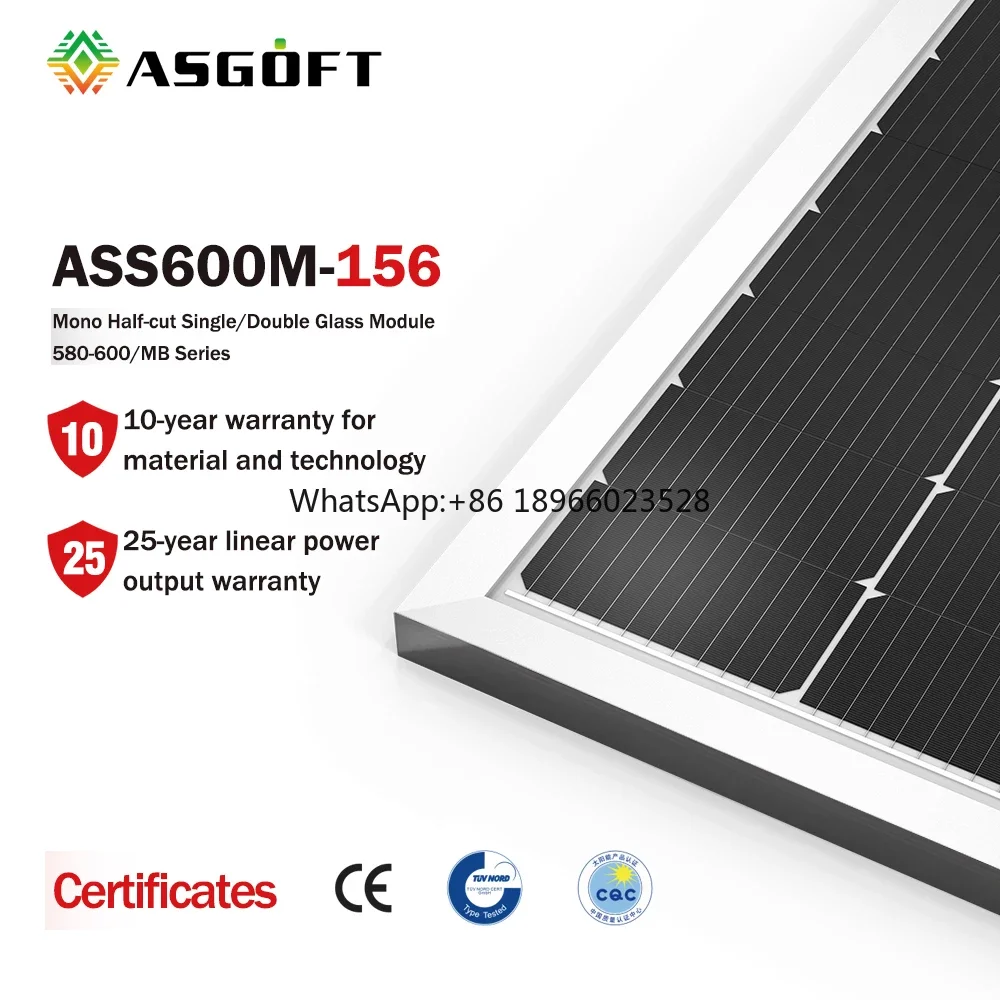 1 интеллектуальная солнечная панель 360 Вт 410 460 540 550 182-550 монокристаллический