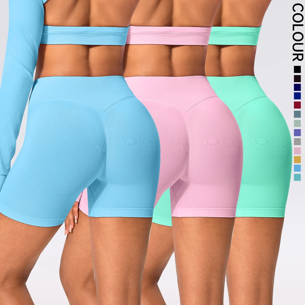 Шорты женские антискользящие для спортзала и йоги 5 дюймов