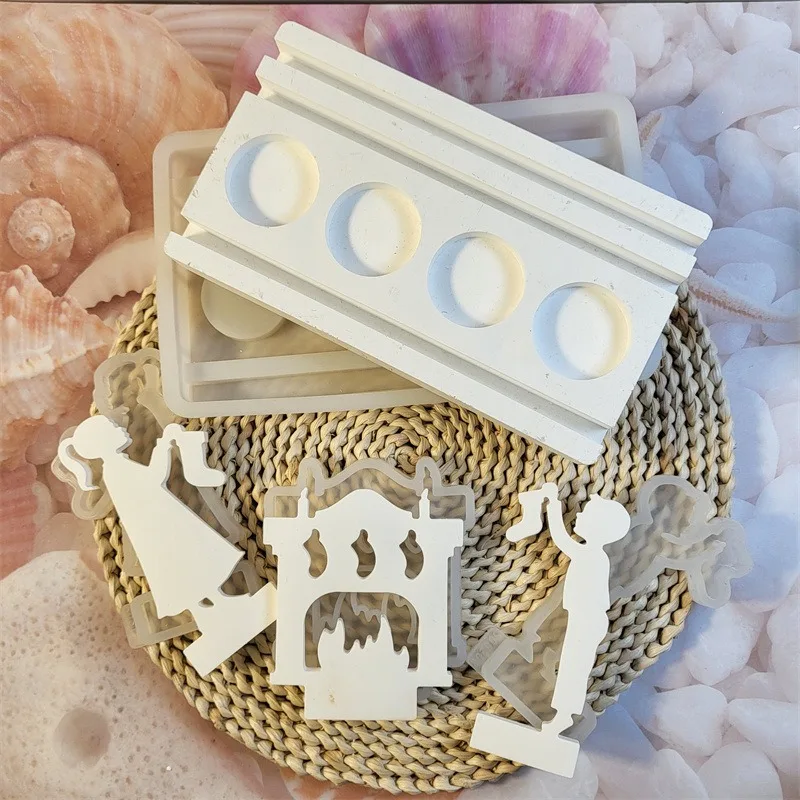 Рождественский набор для маленьких мальчиков и девочек каминная вставка