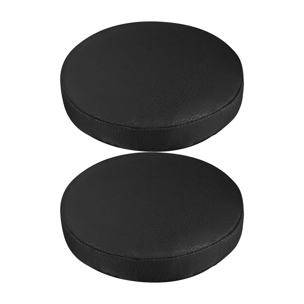 

2pcs Black Stretch Stool Covers Round Shape Stool Covers Black Stool Covers