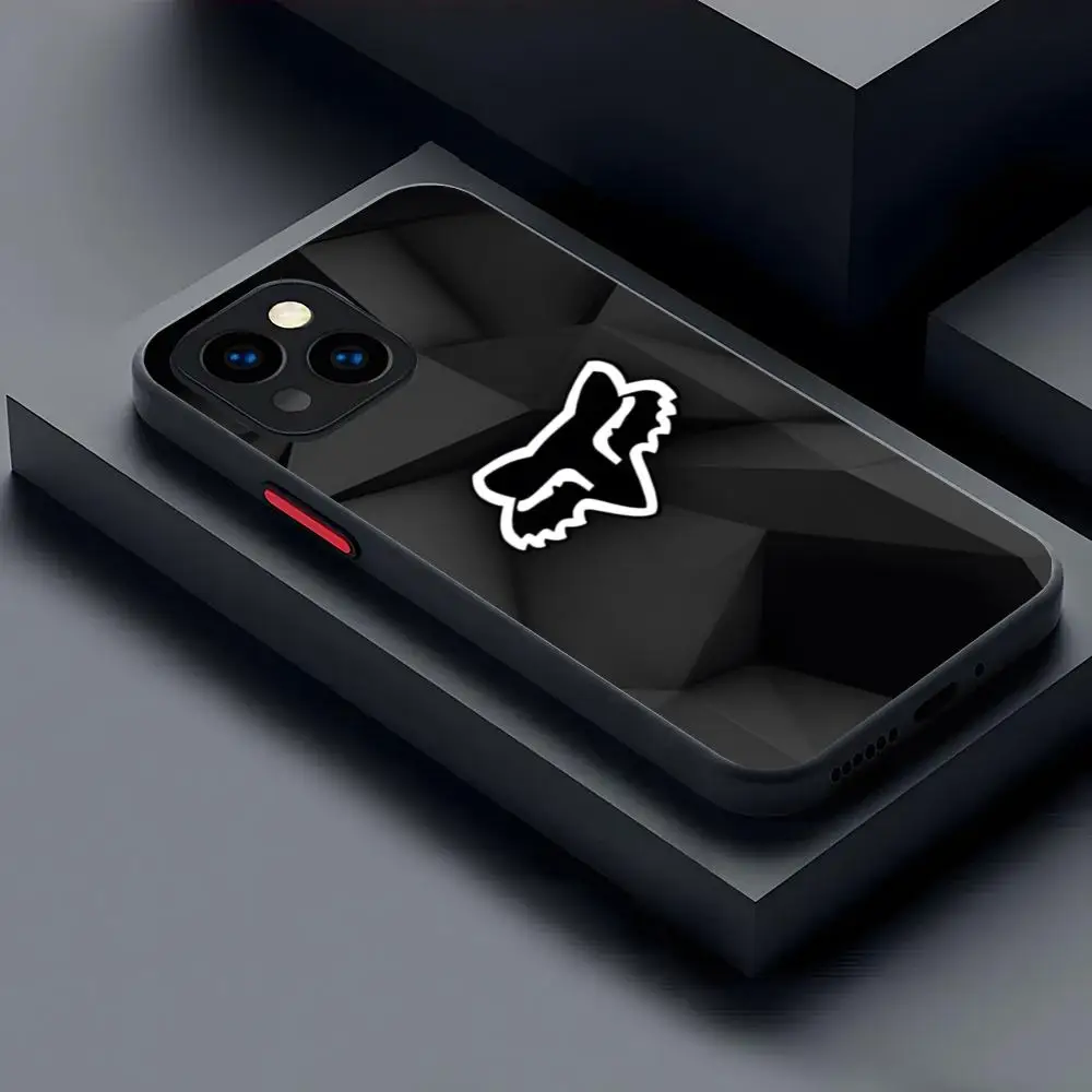 Фото Cool Racing F-FOXES Phone Case Matte Transparent For 16 15 IPhone 12 11 13 Pro Max X XR XS 8 SE Mini Plus Back Cover №5
