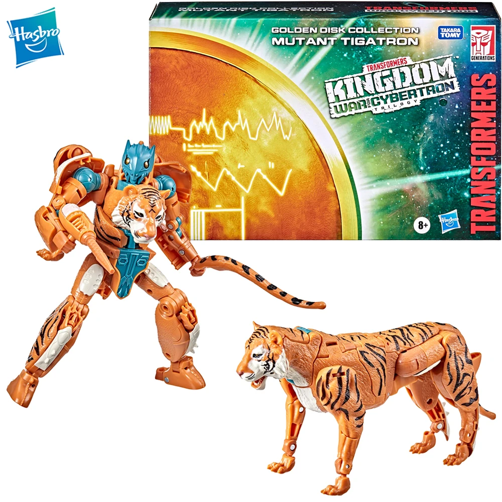 

[In-Stock] Hasbro Transformers War for Cybertron Golden Disk Collection Chapter 3 Mutant Tigatron Anime Action Figure Model Toys