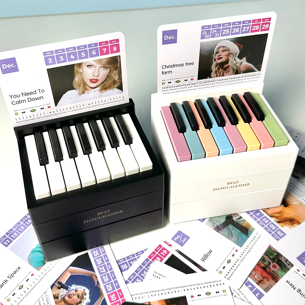 Taylor Piano Calendar 2025 Музыкальный Лист Бумаги Настольная Игрушка Музыкальные