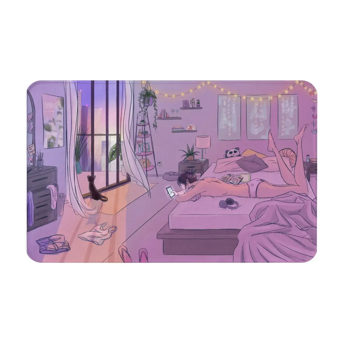 

Boudoir Warmth Outdoor Play Non-Fading Warm Home Decor Products Skin-Friendly Surroundings Carpet Mats Floor Mat