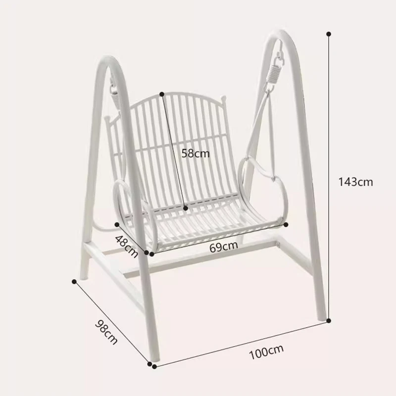 Металлические садовые качели для патио подвесное кресло расслабляющие