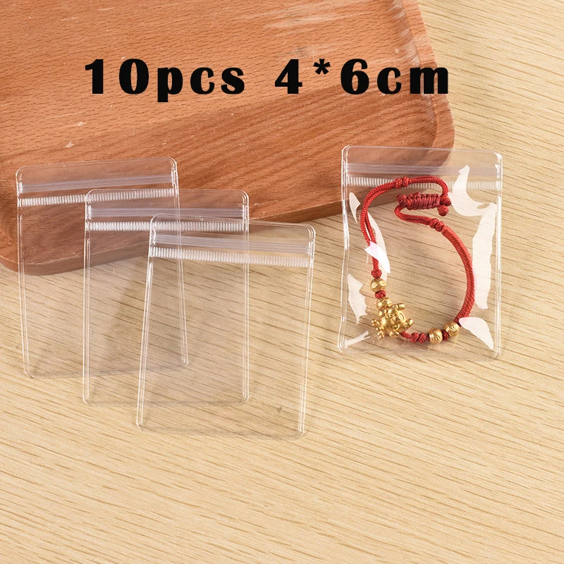 

Сумки для украшений из ПВХ, прозрачные, 10 шт.