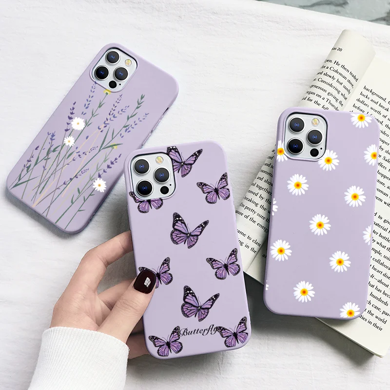 

For Xiaomi Redmi Note 10 9 8 9T 7 10S 5 Pro Max 9s 8T Poco X3 NFC F3 M3 Mi 11T 11 10T 9T Lite Pro F2 Daisy Flowers TPU Cover