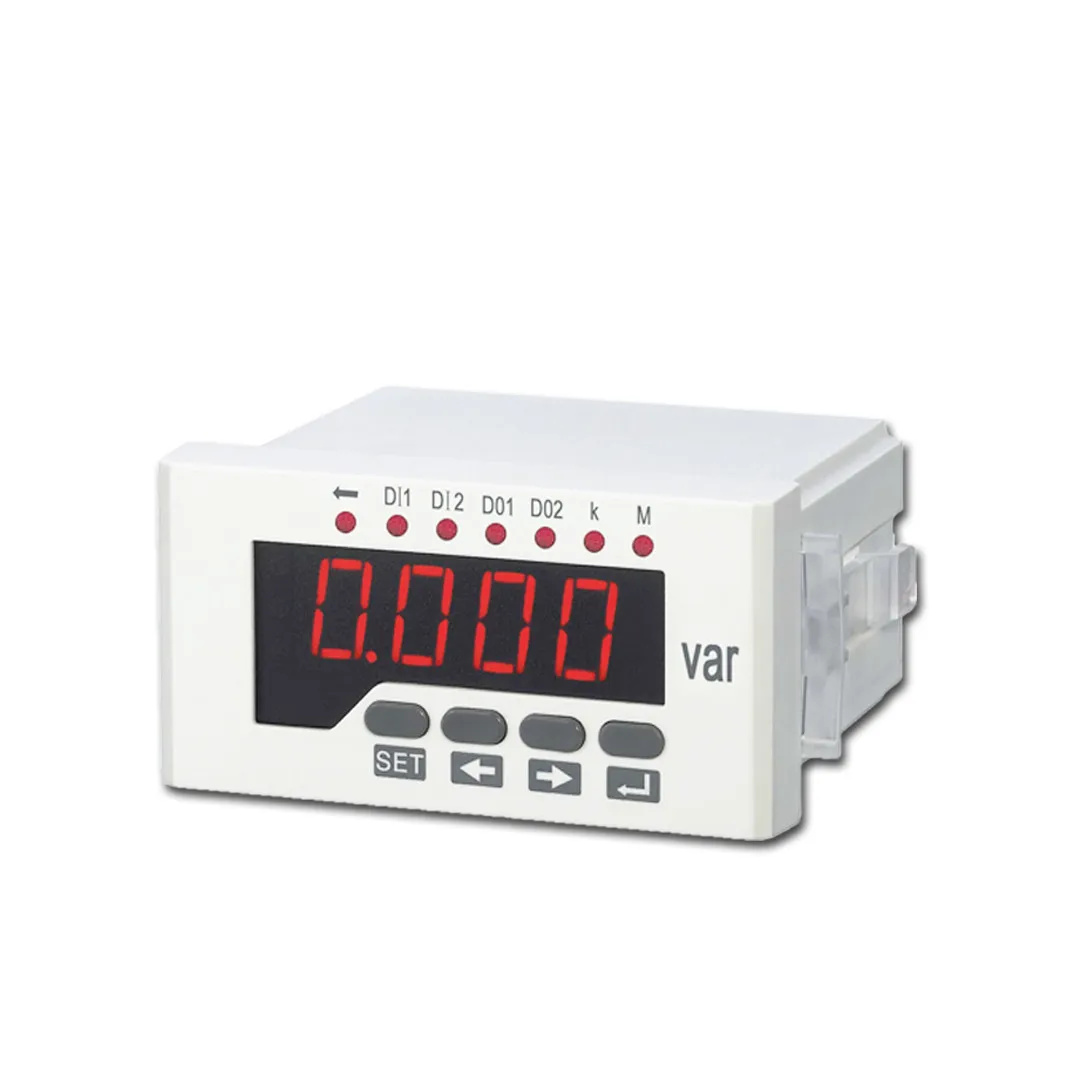 

three phase digital analog panel mount 220V solar power system active kw w var meter