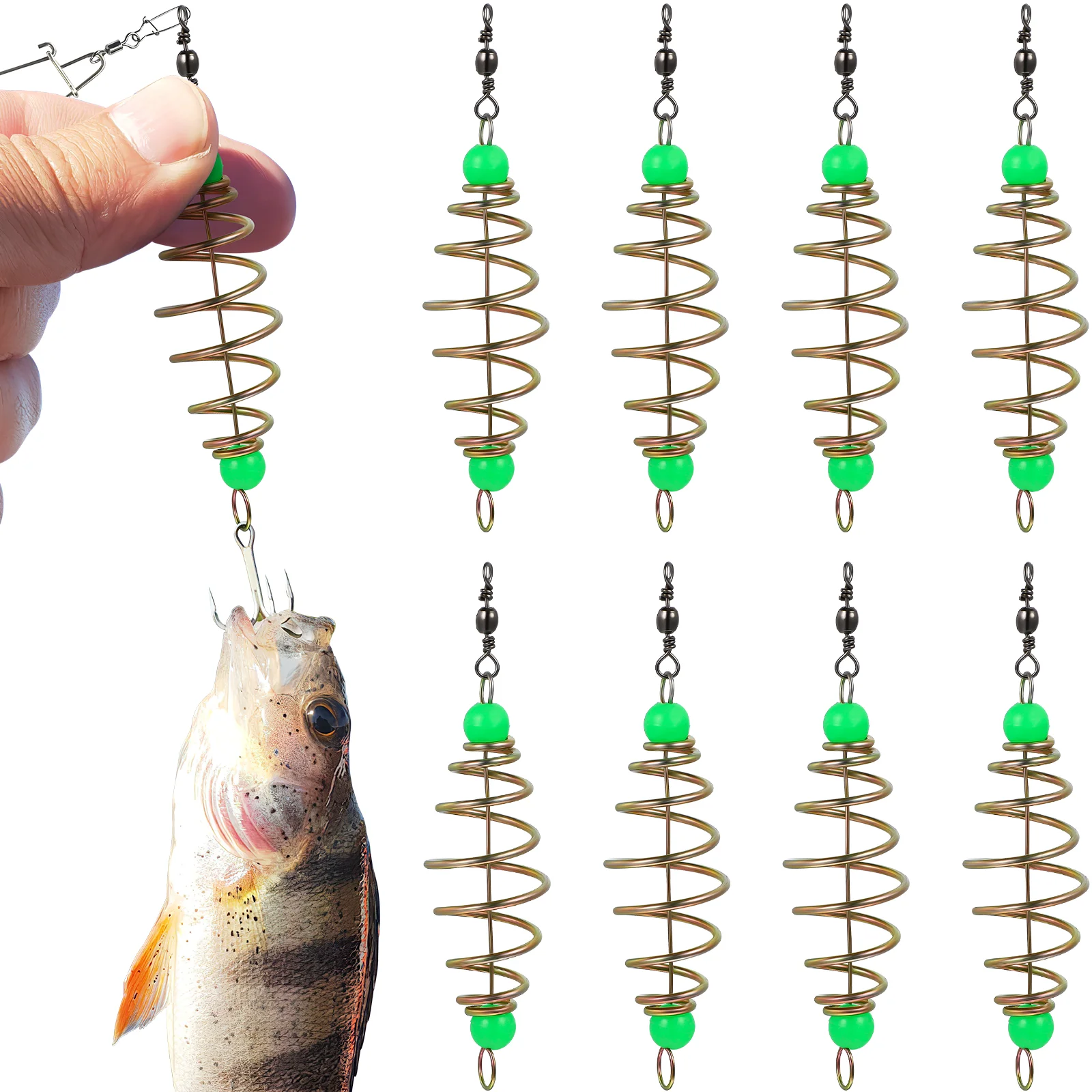 

12 Pcs Fishing Bait Box Gear Equipment Baits Carp Saltwater Gadgets Hooks Molds