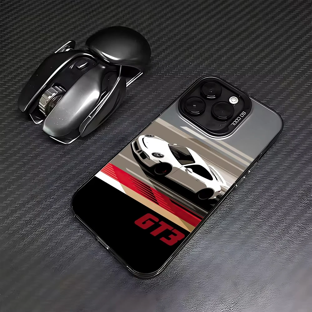 Чехол для телефона GT3-RS Sports Car iPhone 16 15 14 13 12 11 Pro Max XS X XR 7 8 Plus Mini SE 2020 2022 Supercar-911 Bumper Funda