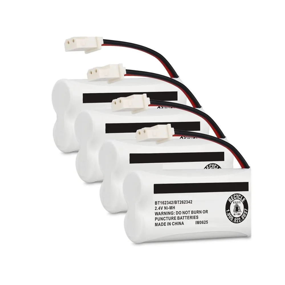 2 4v ni mh 800mah bt162342 bt283342 cordless phone battery for vtech cs6114 cs6719 att el5210 el52300 cl81101 handset telephone free global shipping