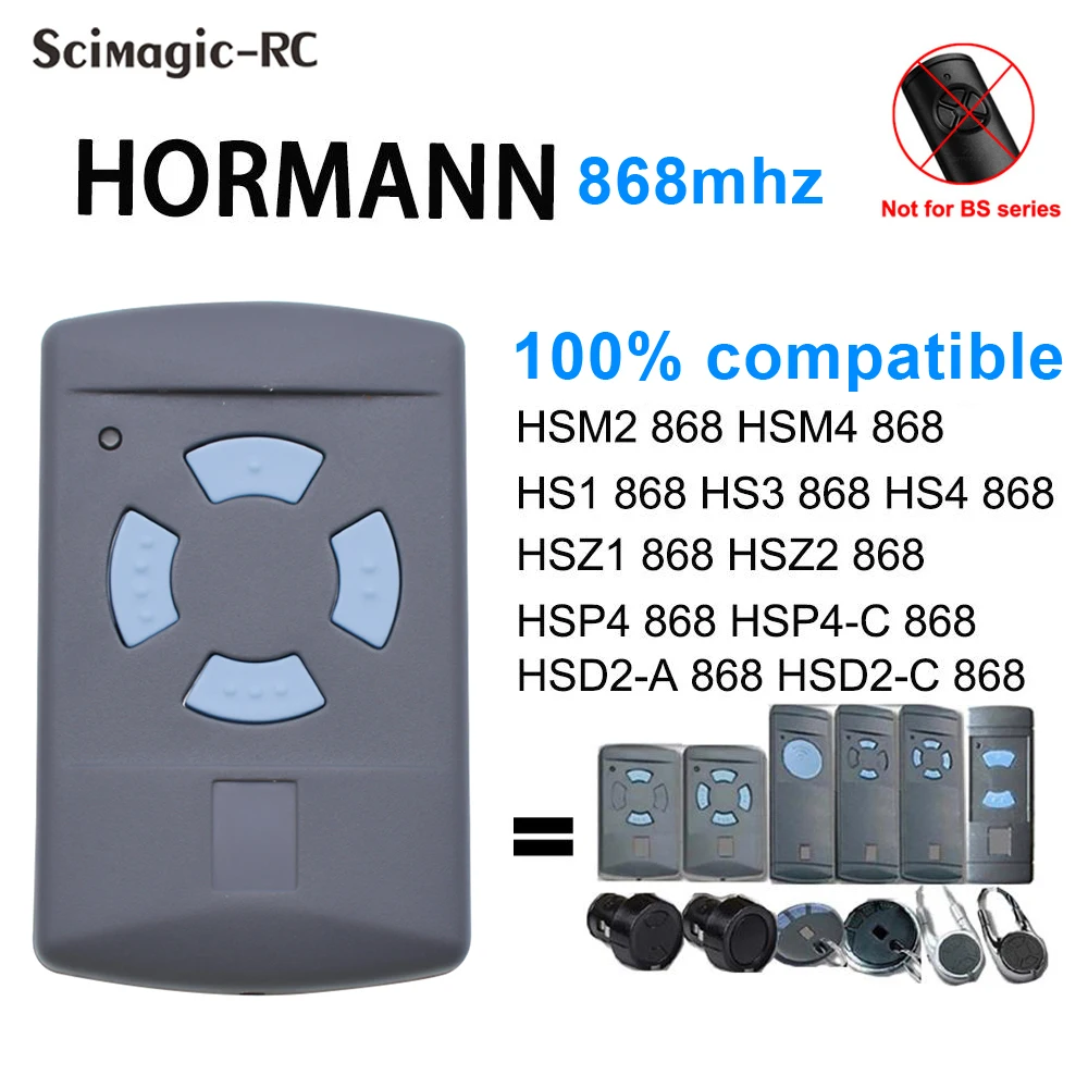 

Совместимость Hormann HSM4 868.35MHZ Совместимость HSM2 HS1 HS2 HS4 HSE2 HSE4 Пульт дистанционного управления Открыватель ворот HORMANN 868 Для гаражного двигателя