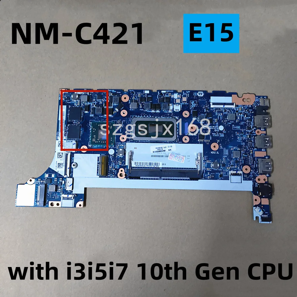 

Для Lenovo ThinkPad E14 E15, материнская плата для ноутбука, NM-C421 GPU RX640 FRU 5B20S72230 5B20W77182