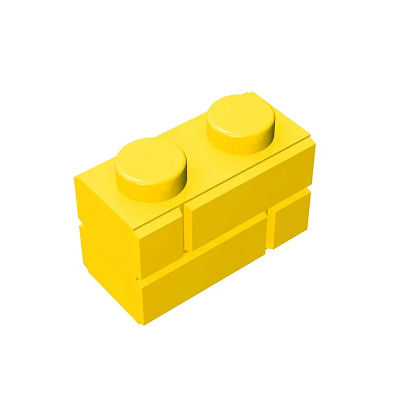 

BZB 10 шт. MOC 98283 Специальный кирпич 1x2 со сборкой профиля кирпичной кладки детали совместимые аксессуары Edu детские игрушки