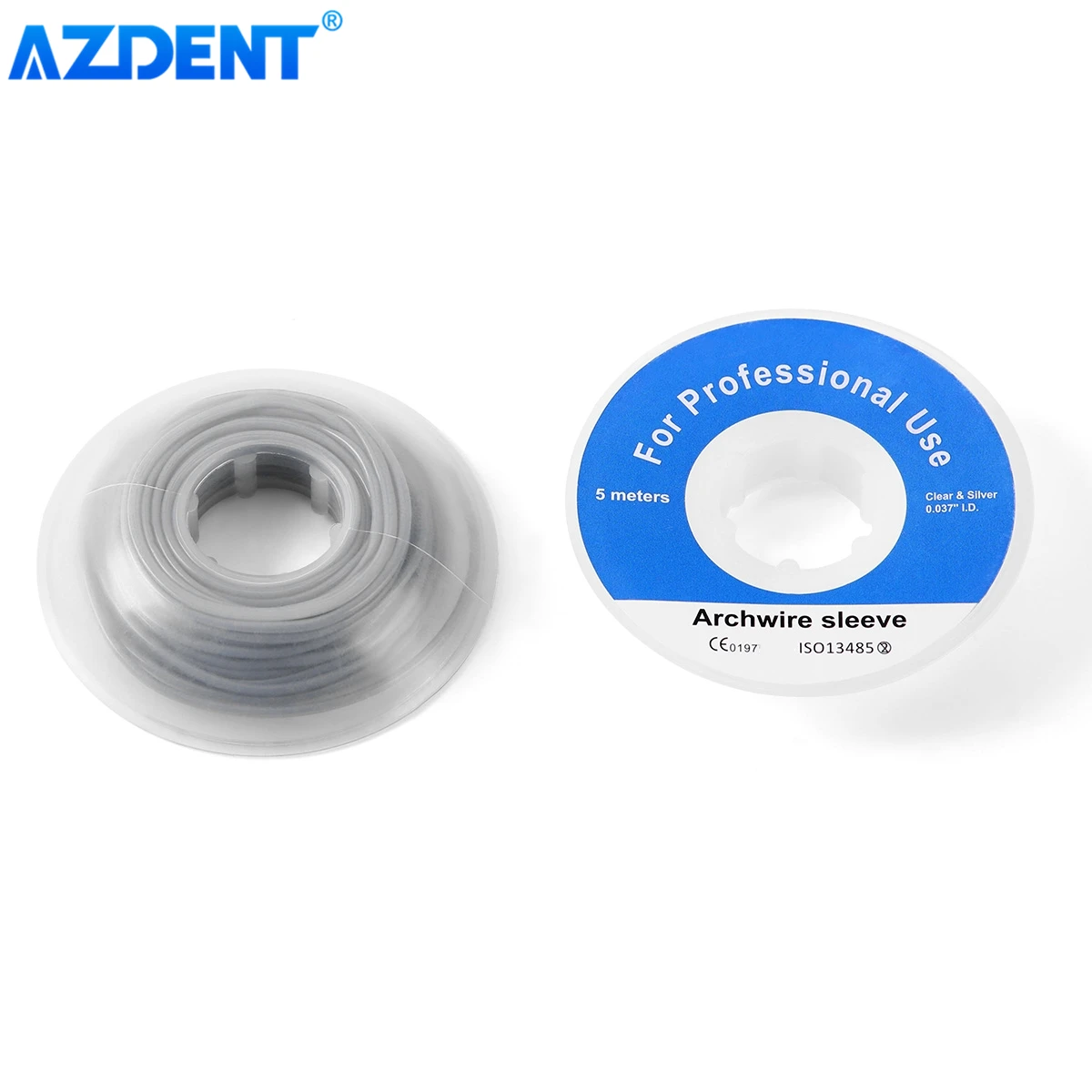Стоматологическая Ортодонтическая эластичная дуга AZDENT 5 м в рулоне пластиковая