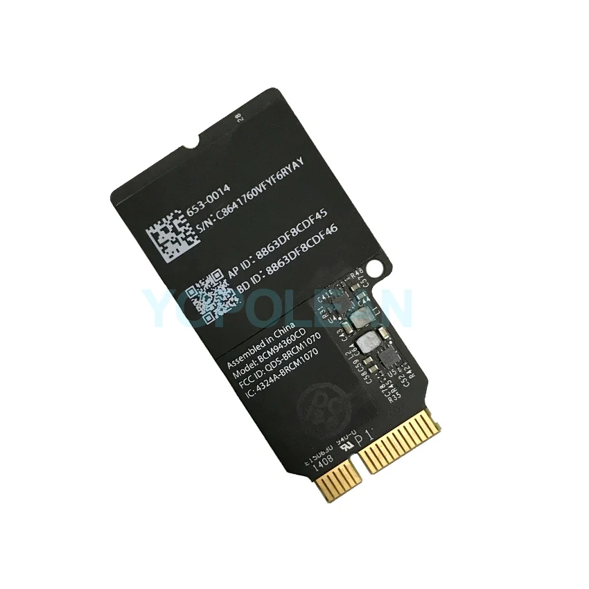 Оригинальная Wi-Fi Bluetooth Карта 4 0 BCM94360CD беспроводной модуль для Apple iMAC A1418 A1419 2013 2014