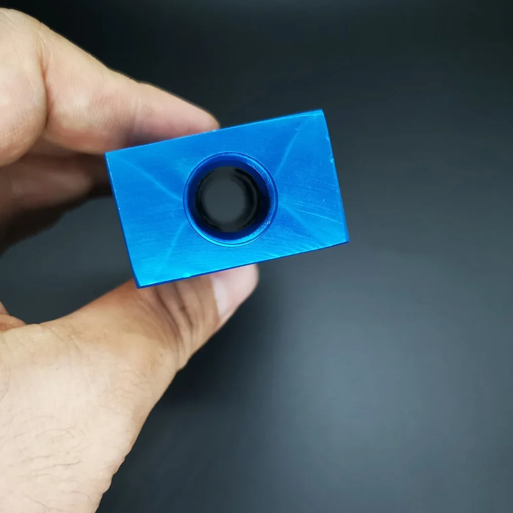 1/2/3/4 Way 4/6/8/10 портов BSP G3/8 &quotIn G1/4&quot Out синий Алюминиевый разветвитель для