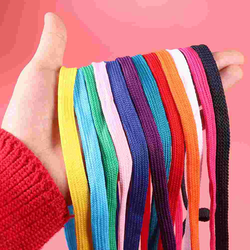 20PC Pairs Replacement Flat Shoes Shoelaces Colorful Laces Strings for Sports Sneakers Skates