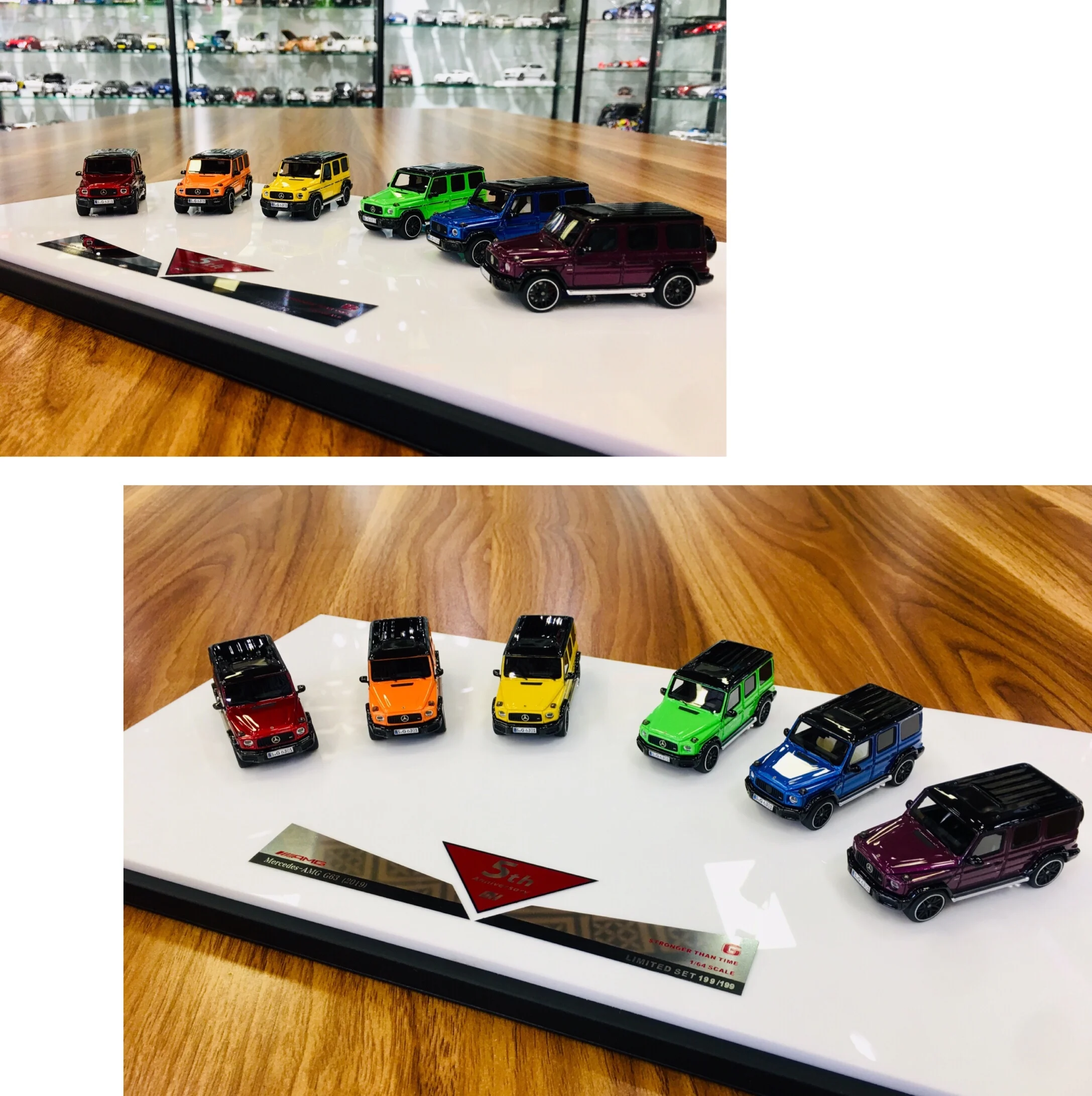 

MOTORHELIX MH 1:64 Mercedes-Benz G63 AMG Роскошная Коллекция серии полимерная модель автомобиля коллекция орнамент подарок