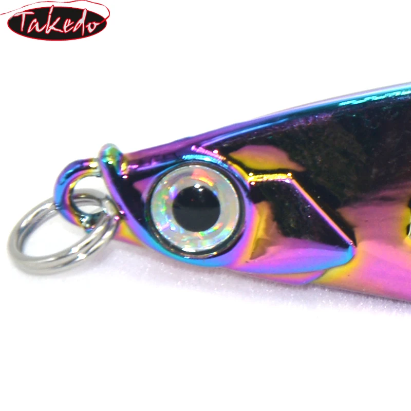 

TAKEDO 12g LX02 Lead Jigs Sea Fishing Metal Lure Artificial Bait Lures Sinking Hard Lures With Fishing Hooks For Perch