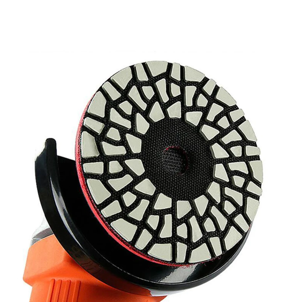 

4 Inch 100mm Abrasive Diamond Dry Polishing Pad Flexible For Grinding And Cleaning Granite Stone Concrete Marble Sanding Disc