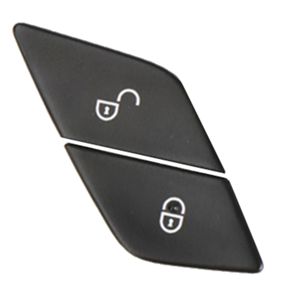 

Car Front Door Lock Switch Button Car Lock Switch Cover for Mercedes-Benz C E GLC Class W205 W253 W213 Black RHD