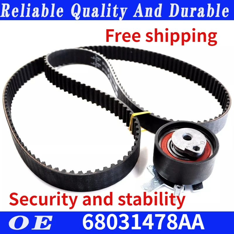 Высококачественный комплект ремней ГРМ для Jeep Wrangler 2007-2019 2.8CRD 2.8TD 68031478AA