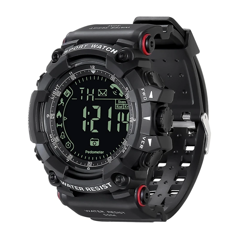 

Мужские спортивные умные аналоговые наручные часы, цифровые водонепроницаемые Bluetooth часы, умные часы для фитнеса