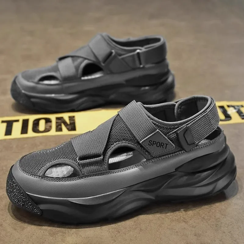 Сандалии мужские для пляжа Баотоу накидки Спортивные Повседневные
