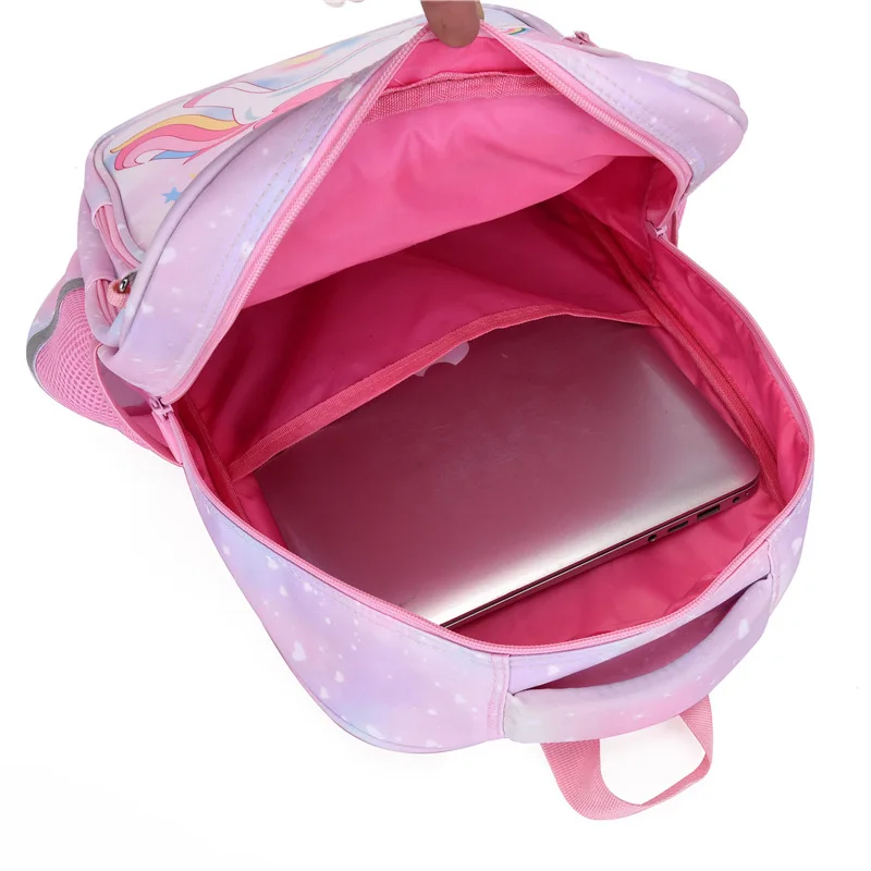 Cute Cartoon Unicorn Girls School Bags Children Primary School Backpack Schoolbags Lager Capacity Kawaii Kids Backpacks 2 Sizes