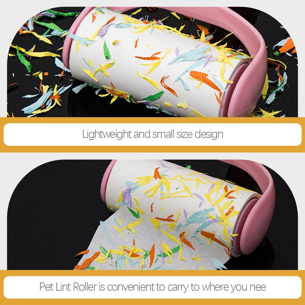 12 шт. ролик для домашних животных наклейка волос дорожные бигуди клейкая лента