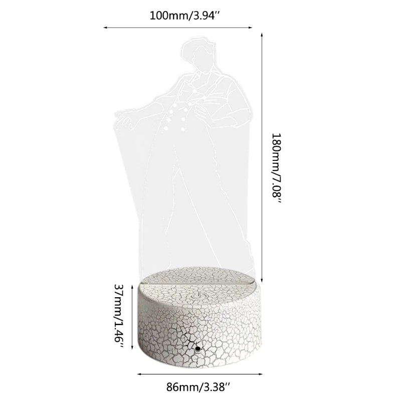

LED Bedside Lamp Dimmable Night Light Portable Bedroom Table Lamp Colourful-LED Light