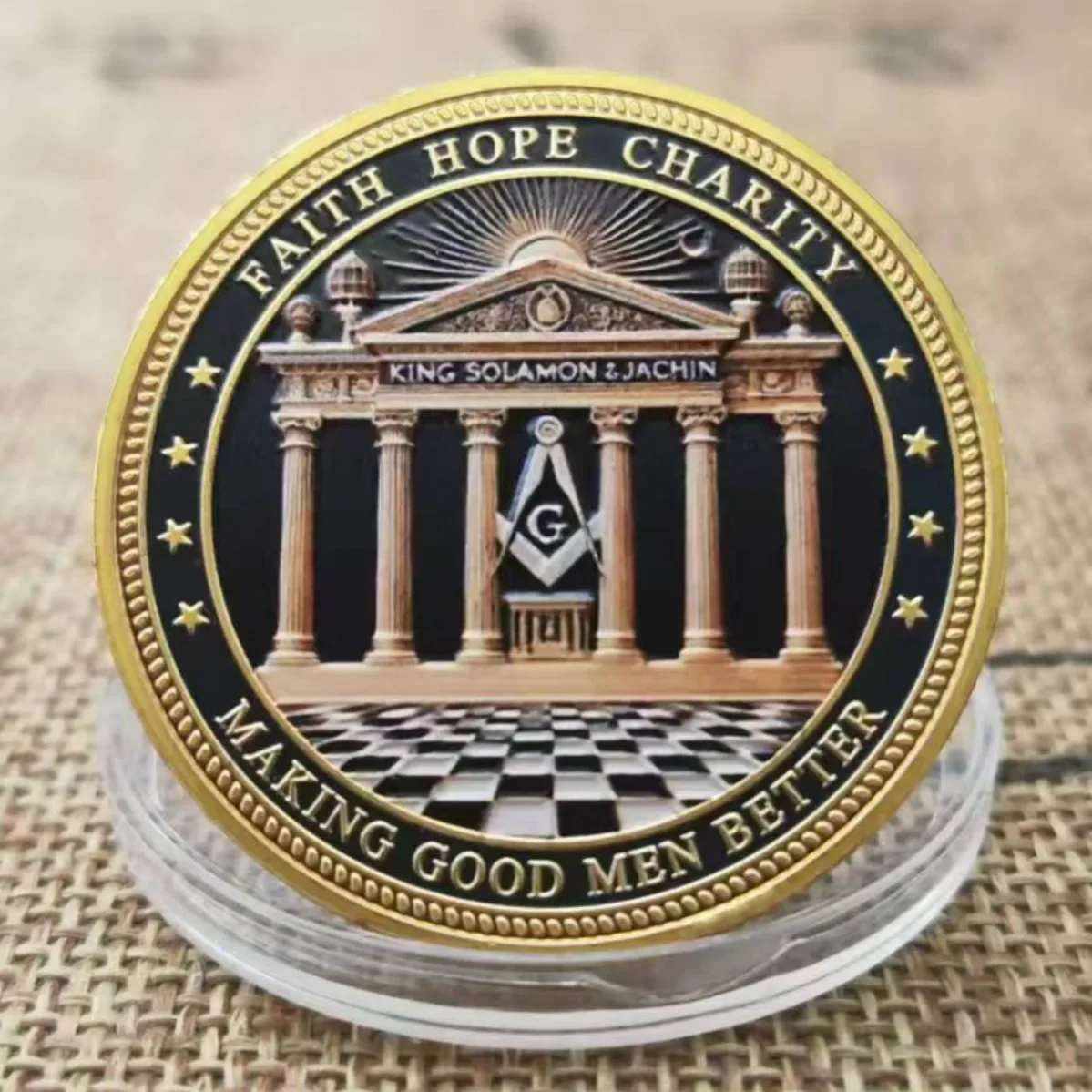 

Коллекционные масонские монеты