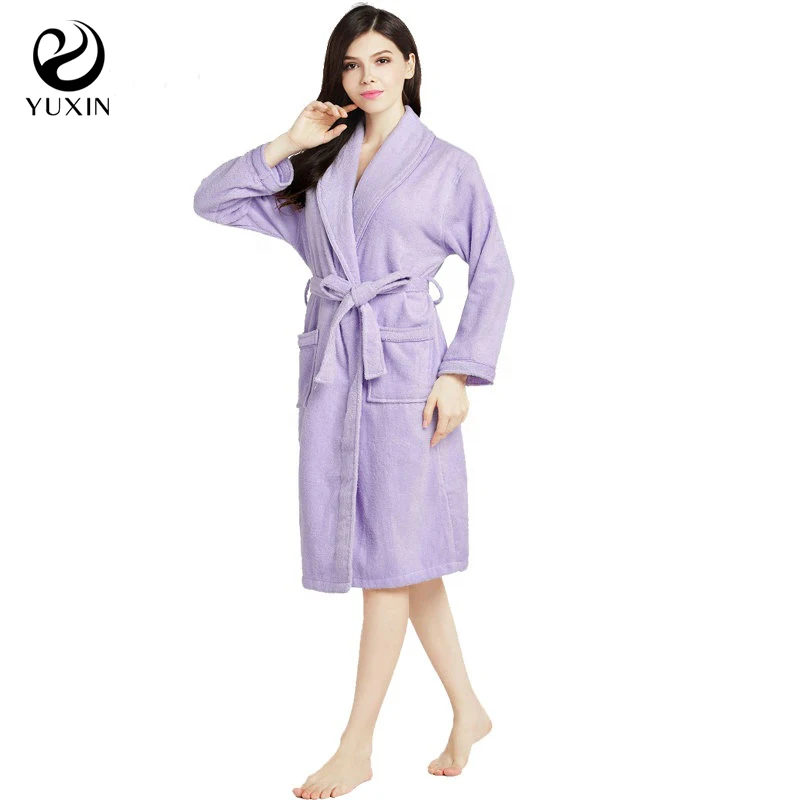 

fleece solid bath robe eco friendly coral Tower fabric bathrobes kimono robe sleepwear robe sets gown for women and men