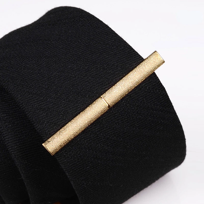 

New Tie Clips for Men Fashion Style Metal Blue Tone Bar Practical Necktie Clasp Tie Pin Man Gift Cufflinks Tie Clips for Men