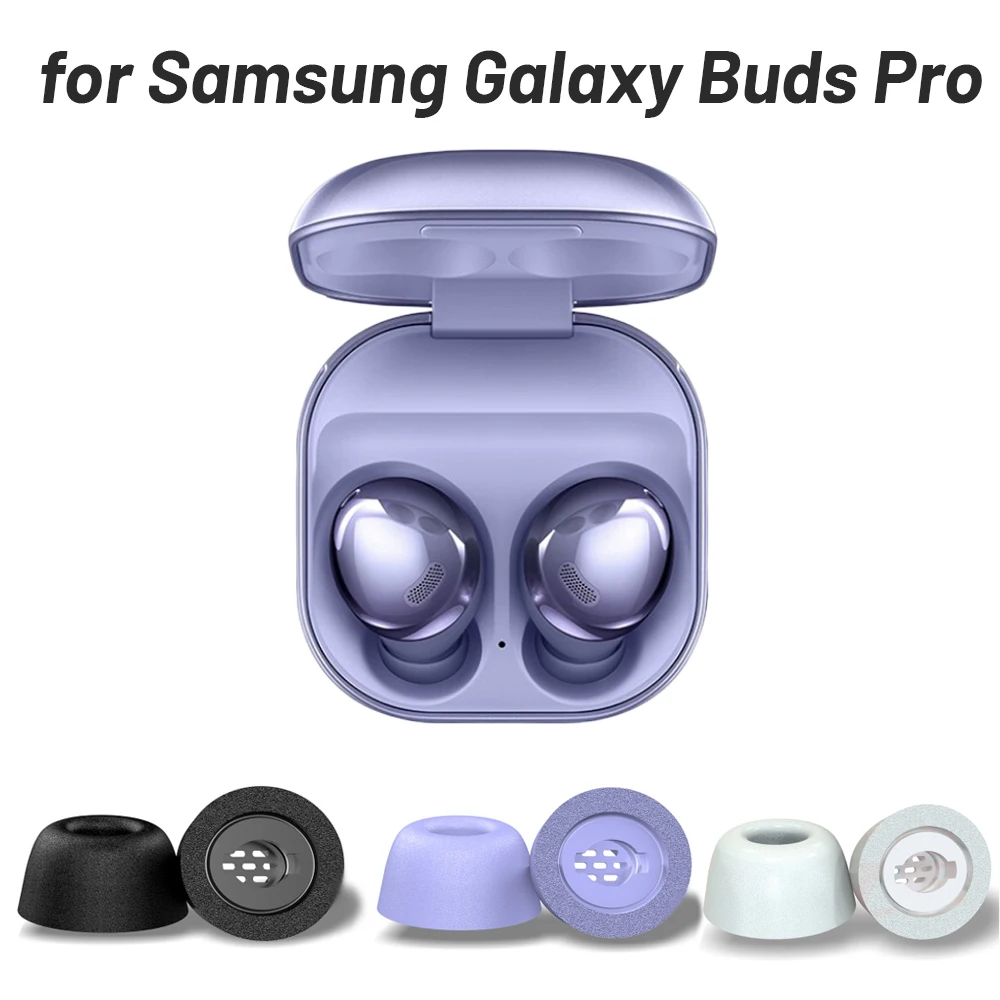 

Replacement Memory Foam Ear Tips for Samsung Galaxy Buds Pro Oval Mouth Earphone Cap Noise Canceling Anti-Slip Off Earbuds