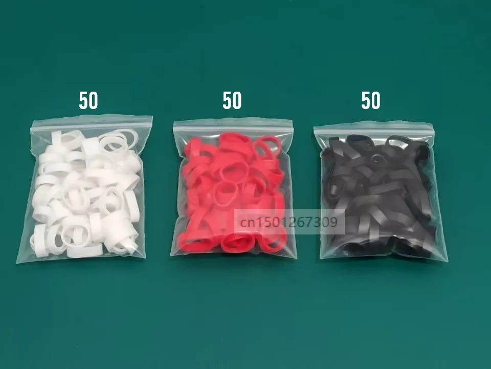 

150 шт небольшого размера, красные, черные, белые эластичные крошечные резинки для упаковки упаковки