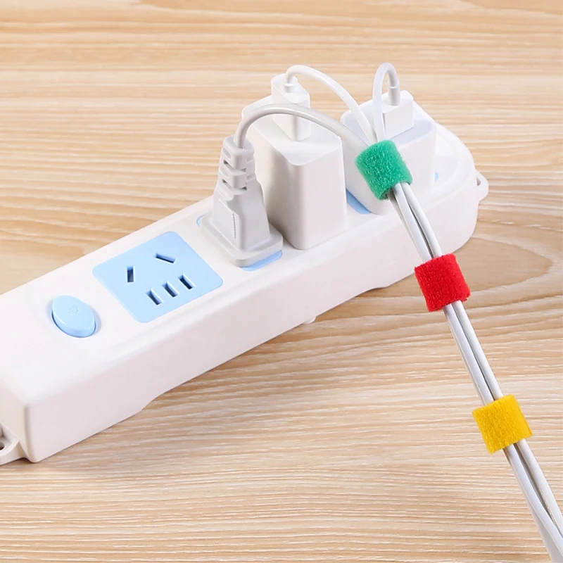 USB-держатель для кабеля органайзер завязки держатель провода мыши наушников