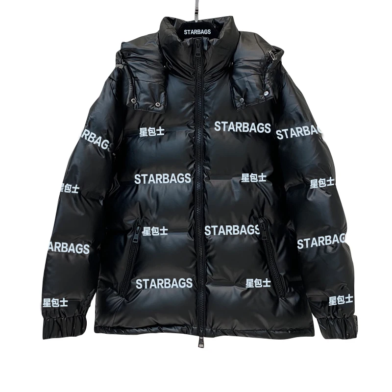 Starbags The short version of the 2022 white duck down jacket with thick waterproof jacket is fashionable